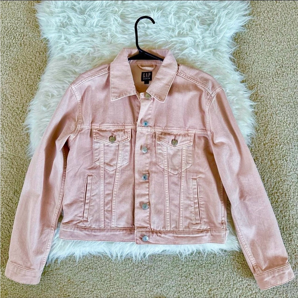 GAP Women's Pink Jean Jacket